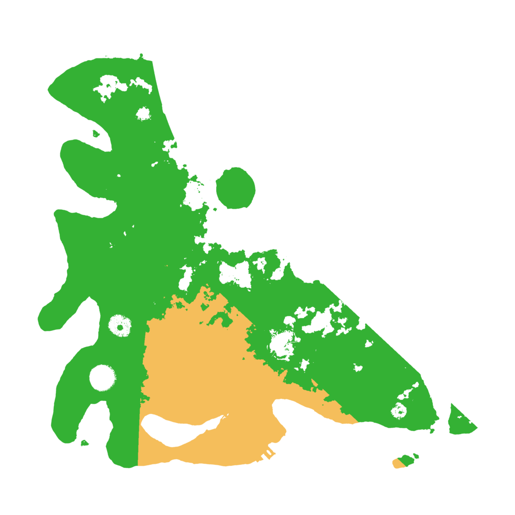 Biome Rust Map: Procedural Map, Size: 3500, Seed: 1696796923