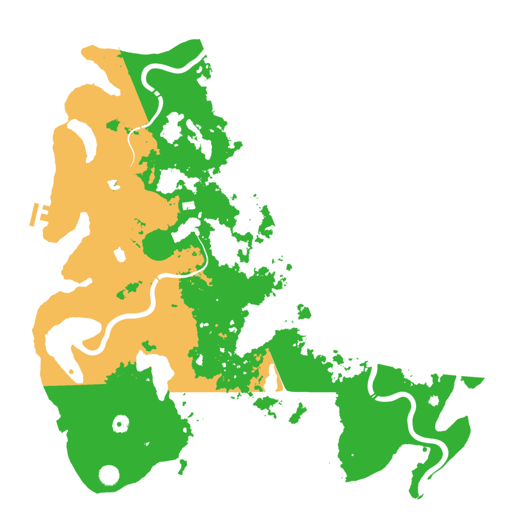 Biome Rust Map: Procedural Map, Size: 4500, Seed: 581440290