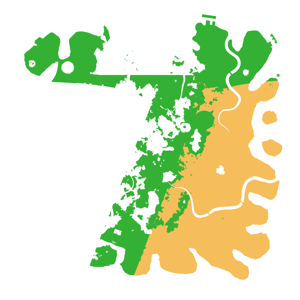 Biome Rust Map: Procedural Map, Size: 4300, Seed: 66