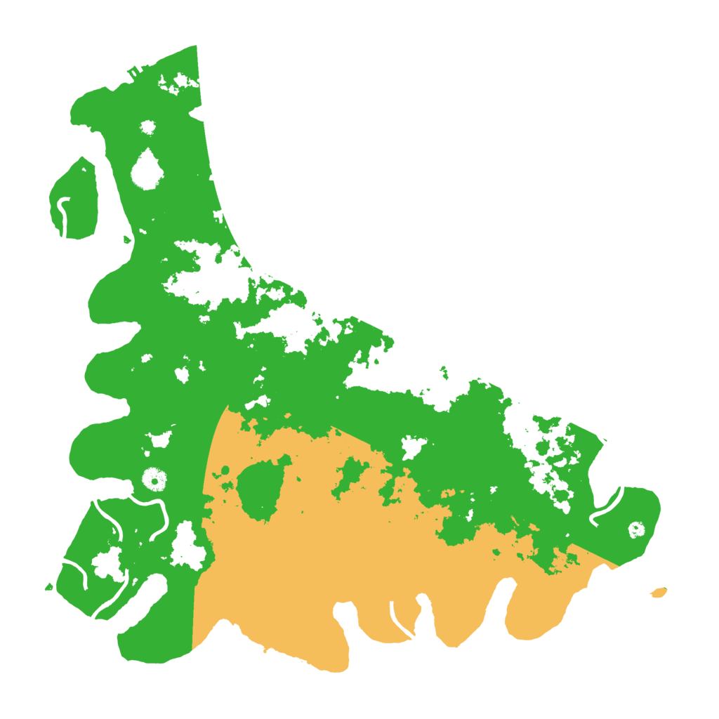 Biome Rust Map: Procedural Map, Size: 4500, Seed: 287031914