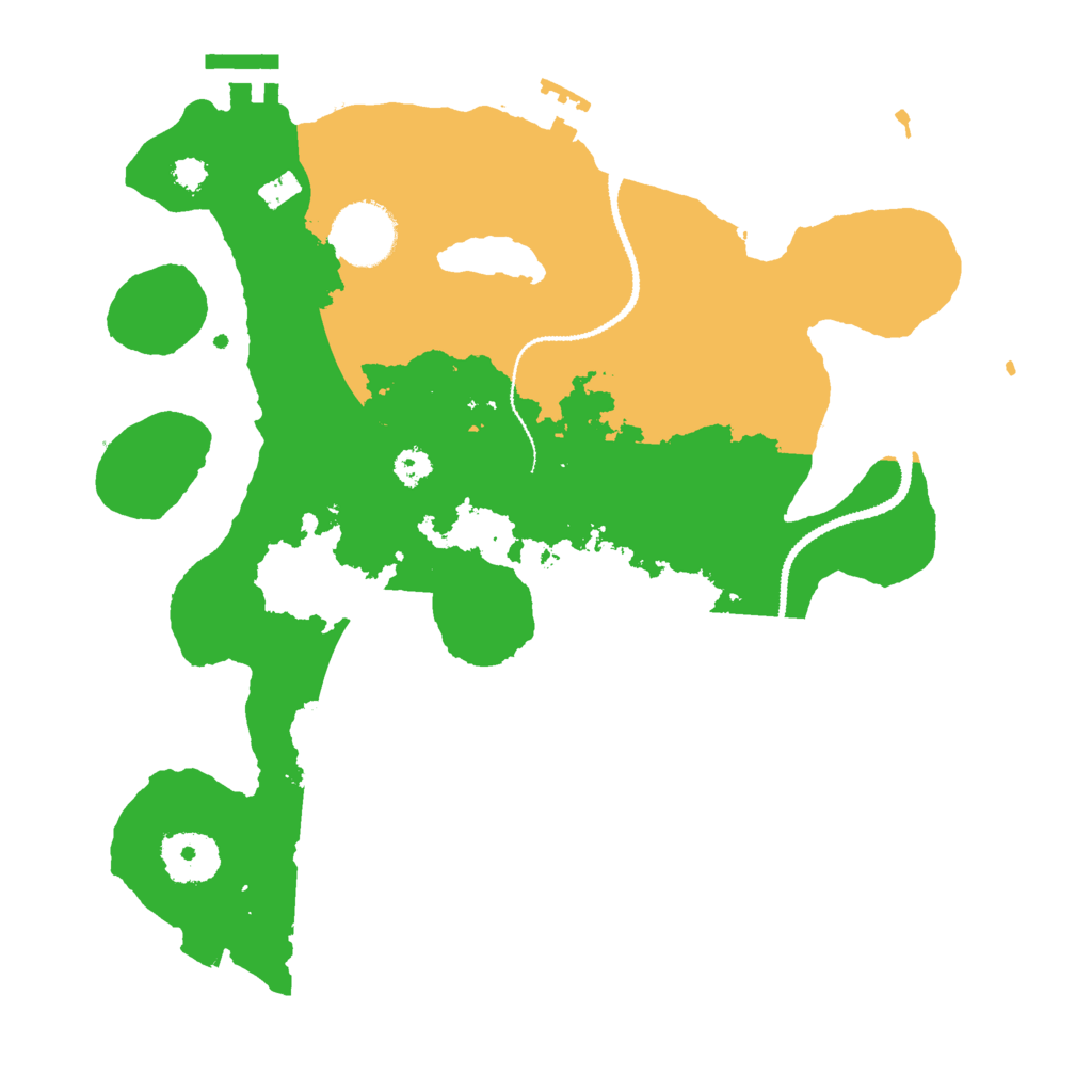 Biome Rust Map: Procedural Map, Size: 3000, Seed: 217844303