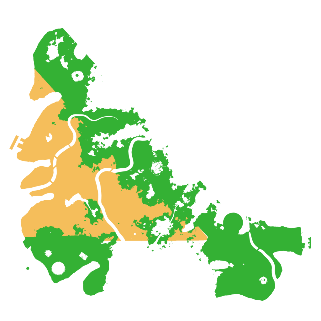 Biome Rust Map: Procedural Map, Size: 4300, Seed: 45834369