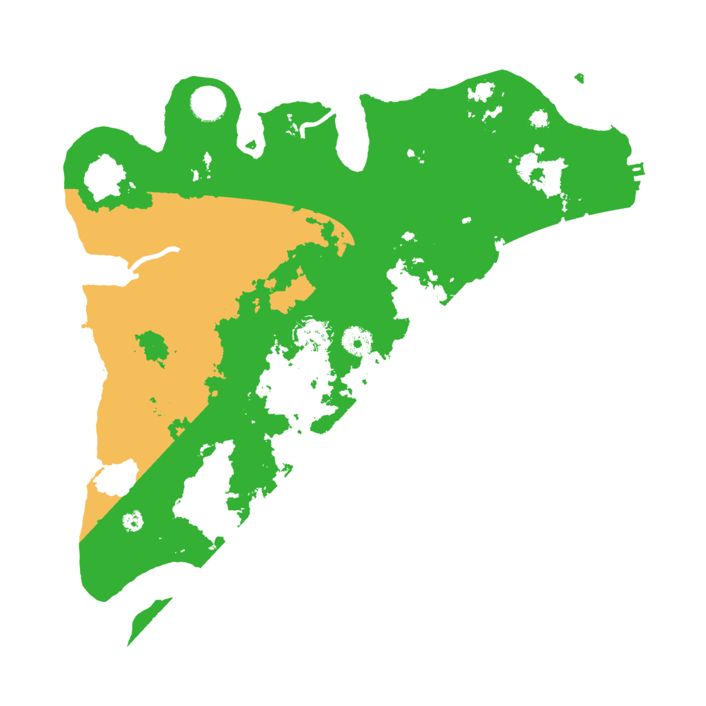 Biome Rust Map: Procedural Map, Size: 3500, Seed: 701331451