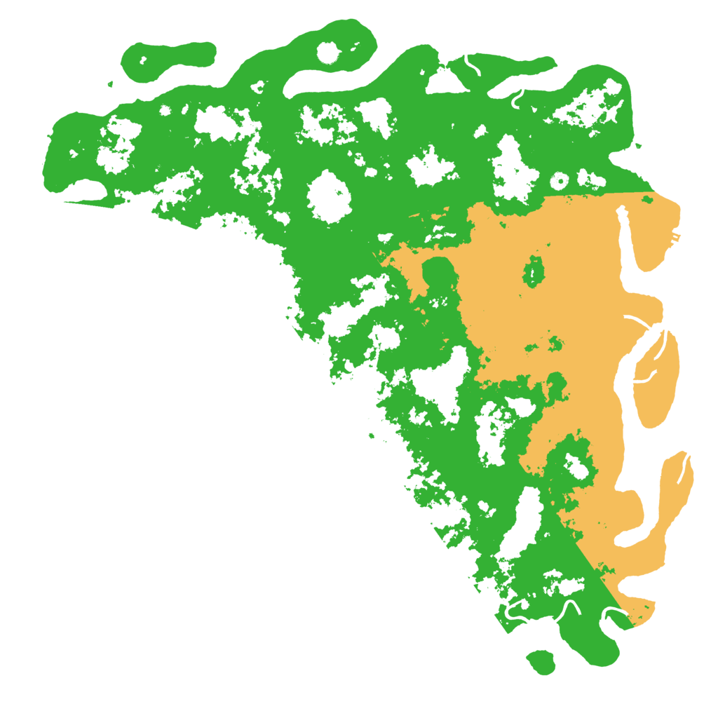 Biome Rust Map: Procedural Map, Size: 6000, Seed: 420696