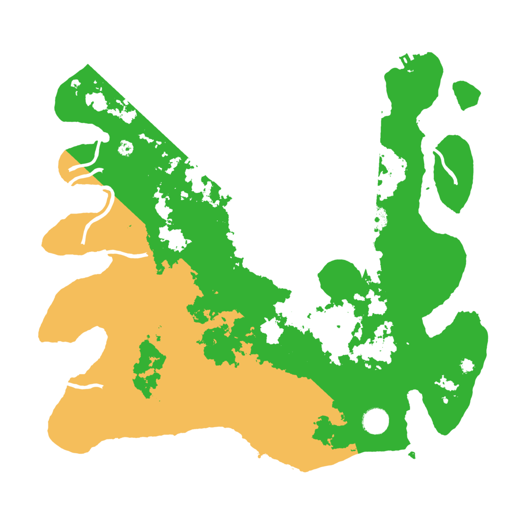 Biome Rust Map: Procedural Map, Size: 3500, Seed: 186563656