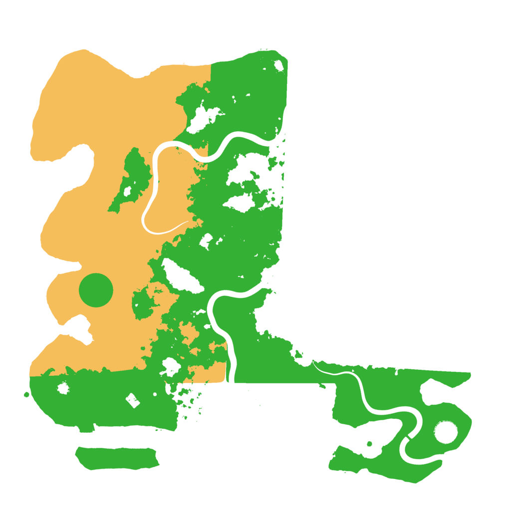 Biome Rust Map: Procedural Map, Size: 3950, Seed: 530649220