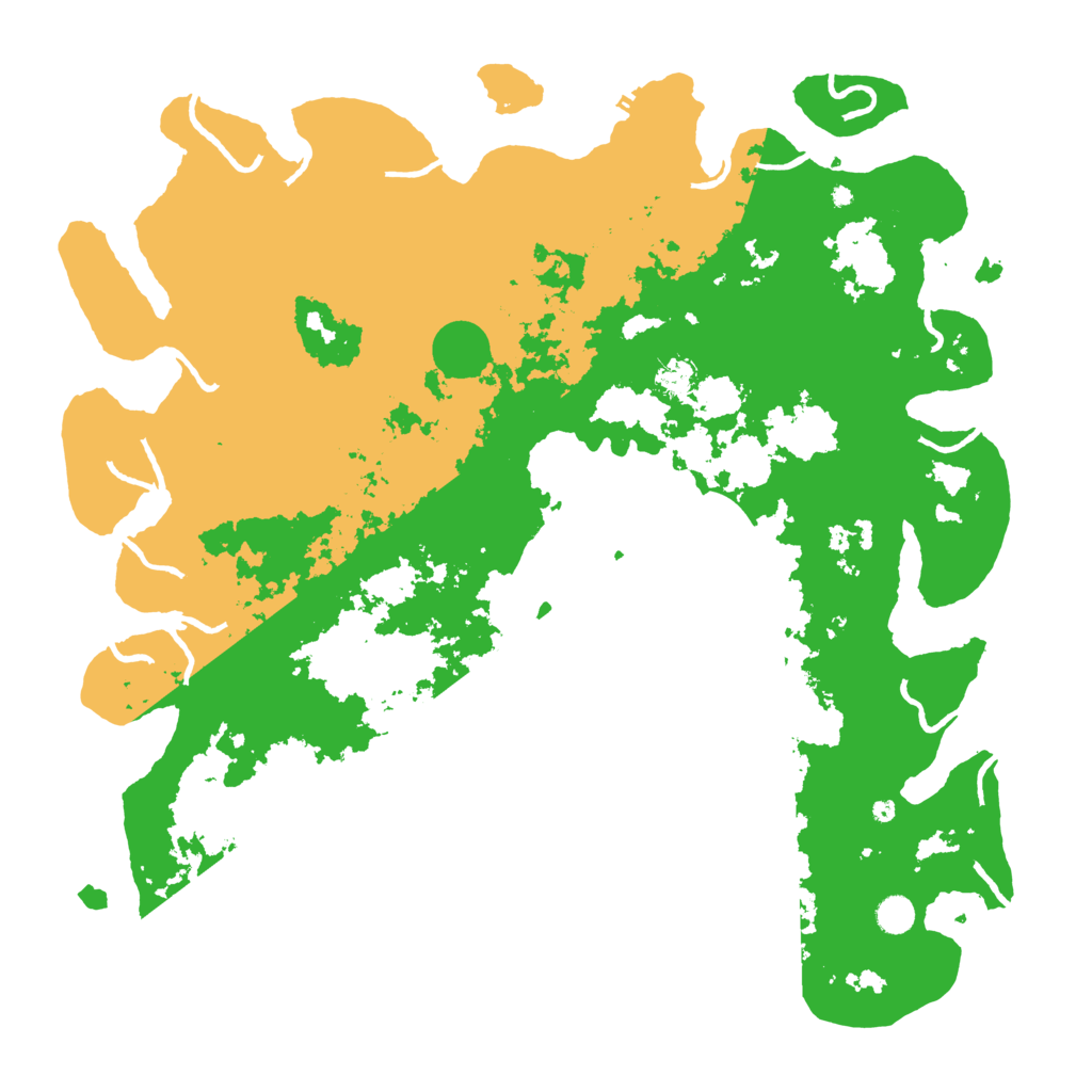 Biome Rust Map: Procedural Map, Size: 5000, Seed: 675880557