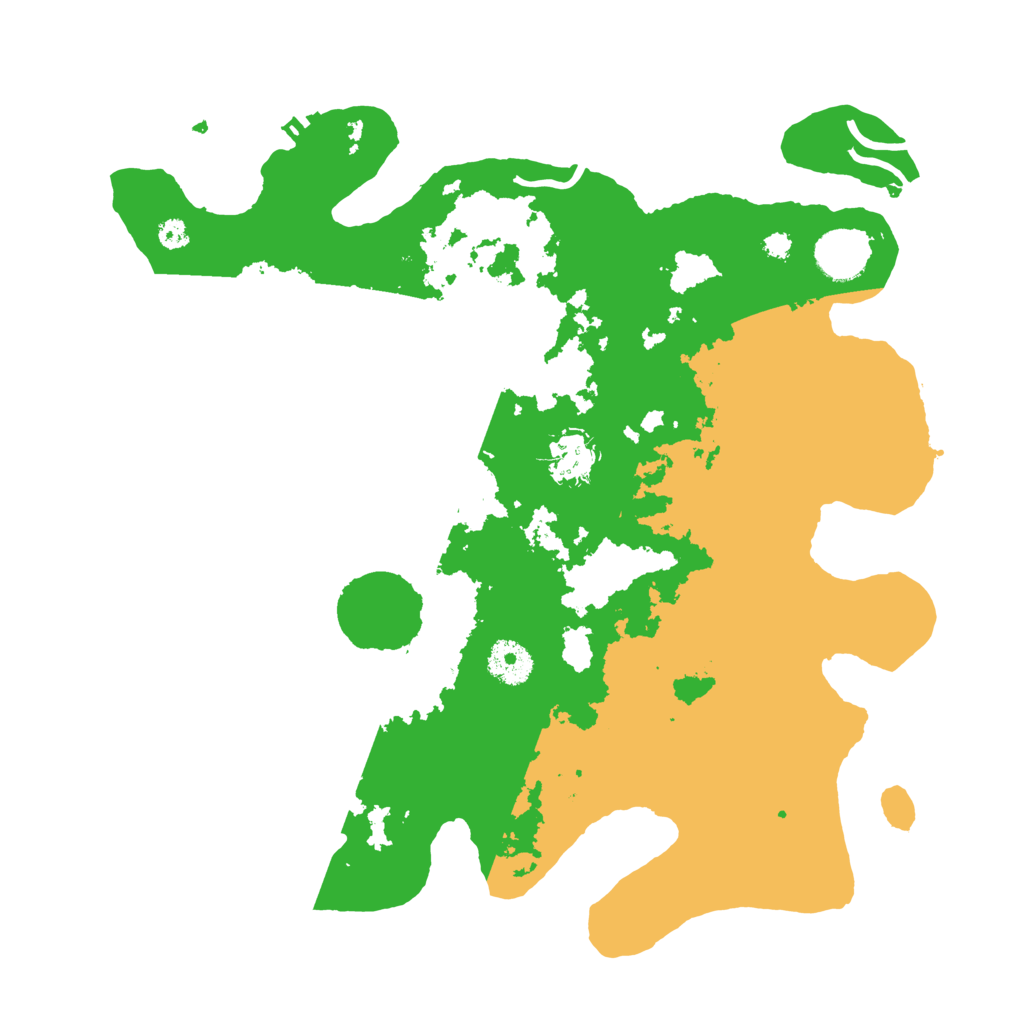 Biome Rust Map: Procedural Map, Size: 3500, Seed: 1264285379