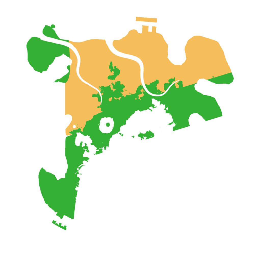 Biome Rust Map: Procedural Map, Size: 2500, Seed: 1476424687
