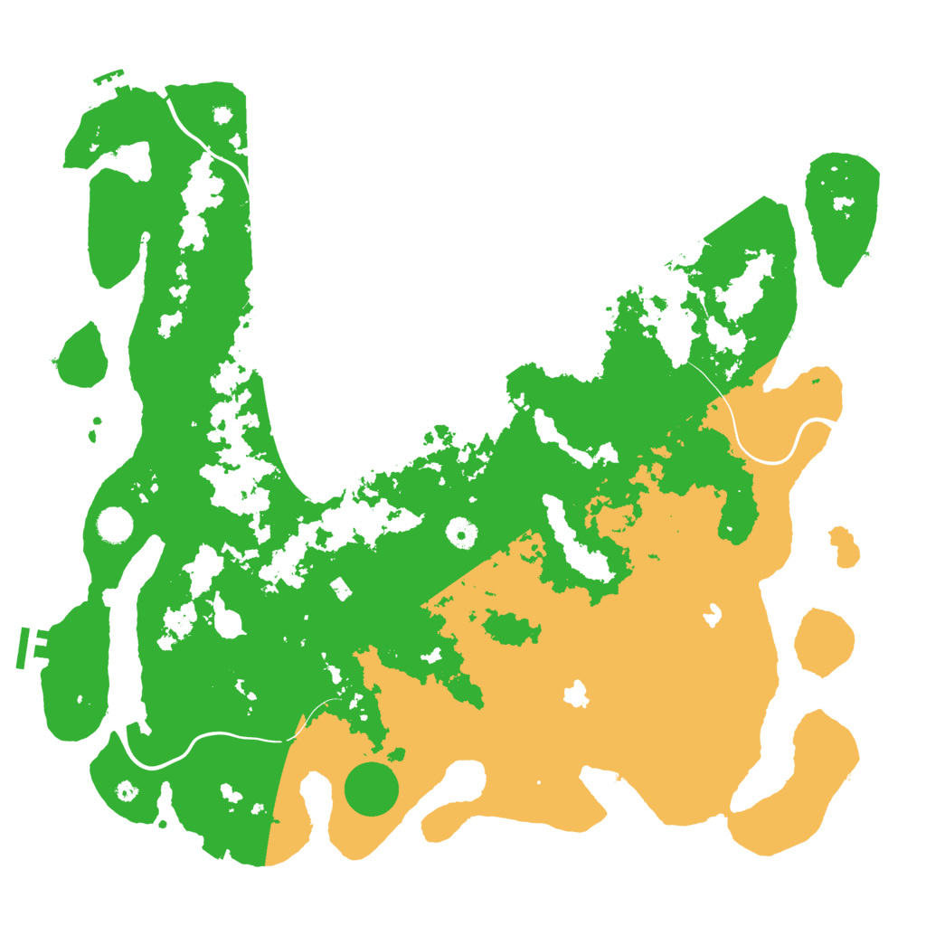 Biome Rust Map: Procedural Map, Size: 4500, Seed: 1165279134