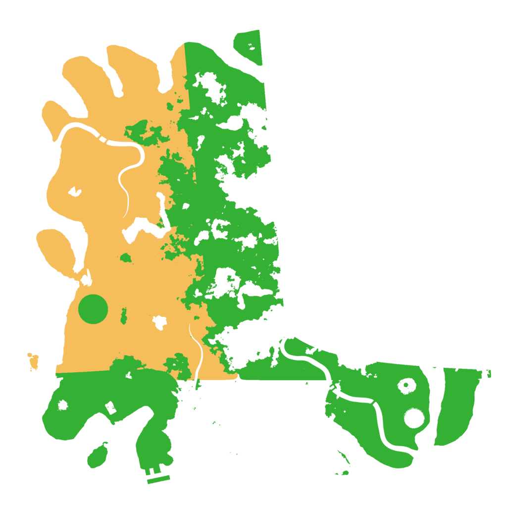 Biome Rust Map: Procedural Map, Size: 4500, Seed: 20044885