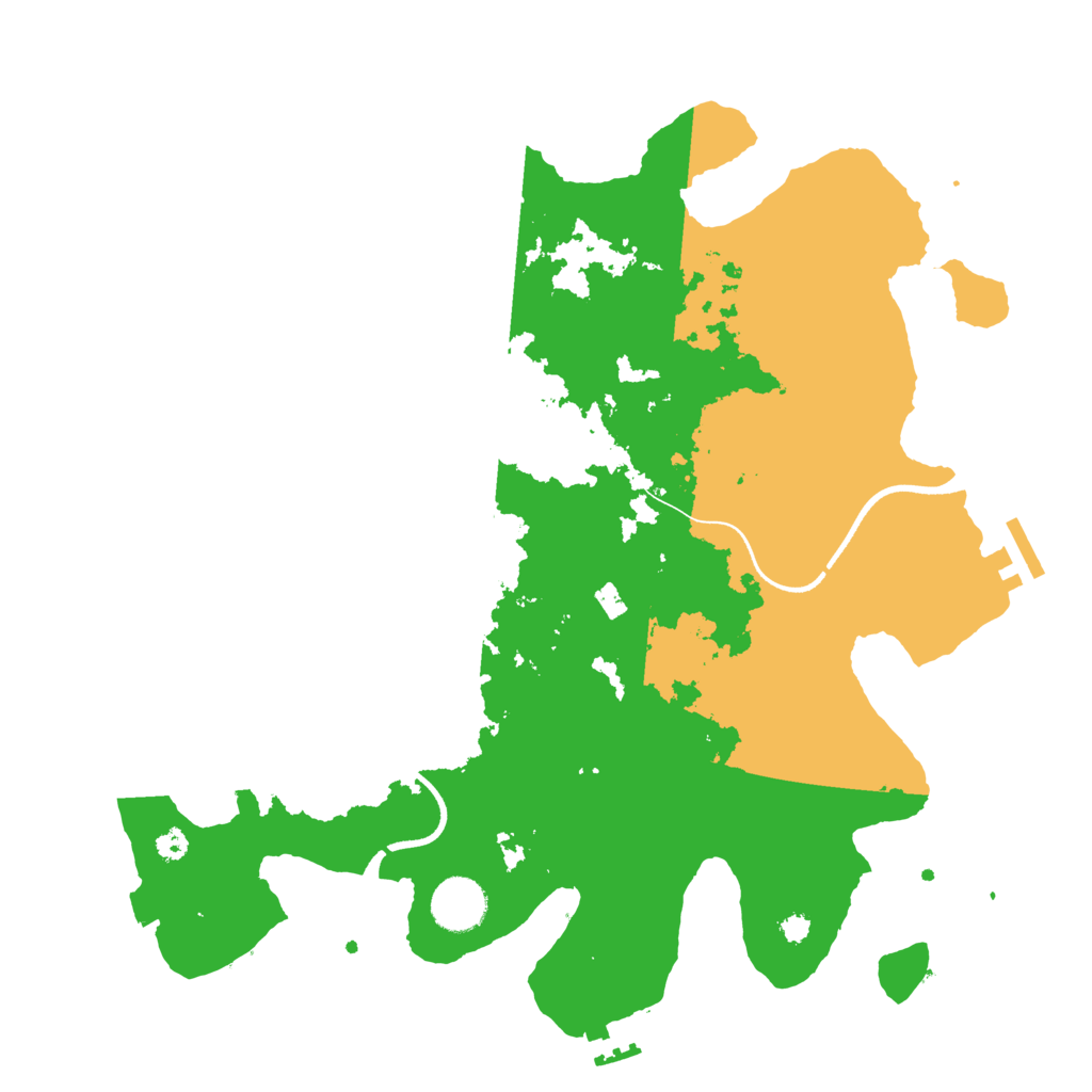 Biome Rust Map: Procedural Map, Size: 3500, Seed: 1002527624