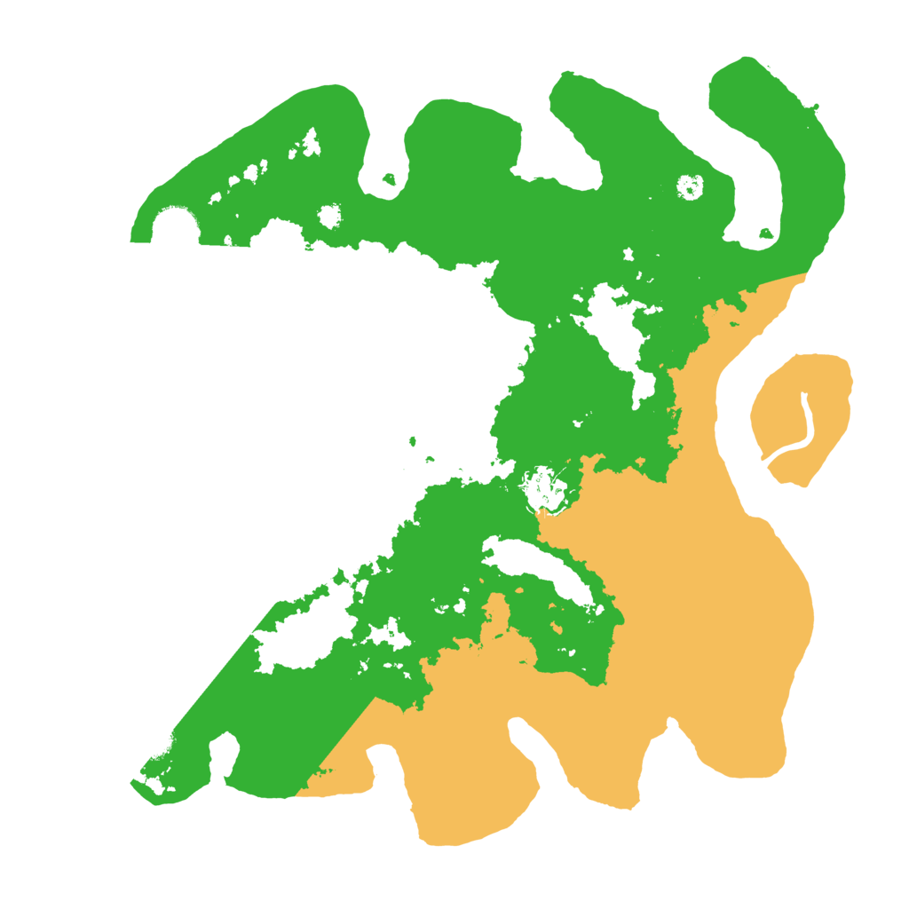 Biome Rust Map: Procedural Map, Size: 3500, Seed: 804637619