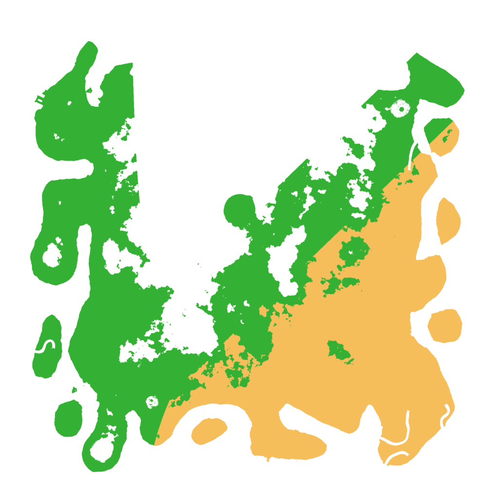 Biome Rust Map: Procedural Map, Size: 4200, Seed: 736614