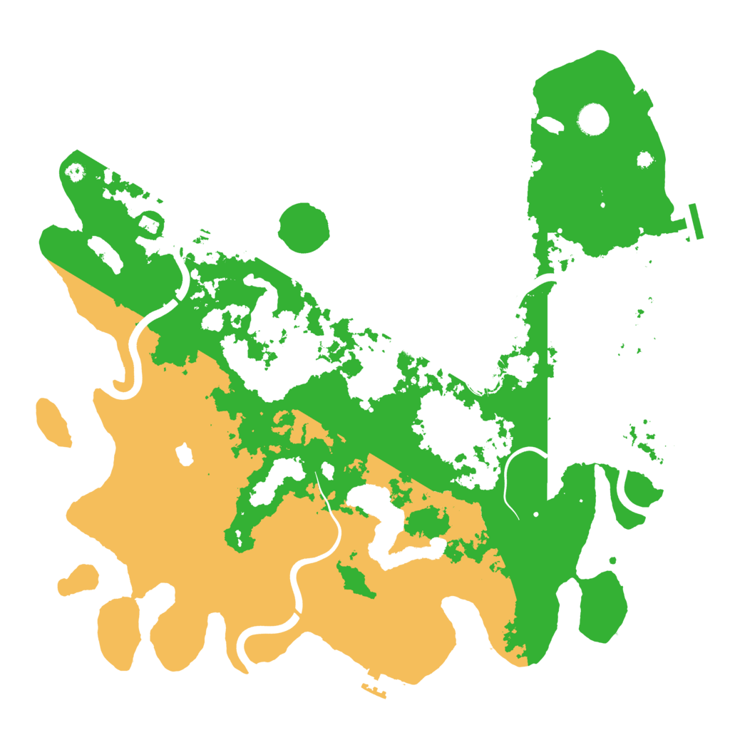 Biome Rust Map: Procedural Map, Size: 4100, Seed: 23777
