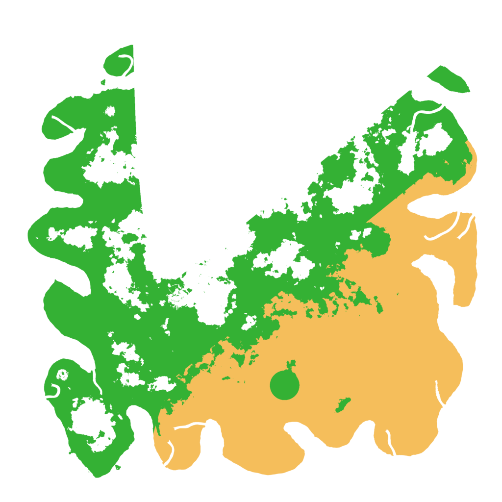 Biome Rust Map: Procedural Map, Size: 4500, Seed: 627146893