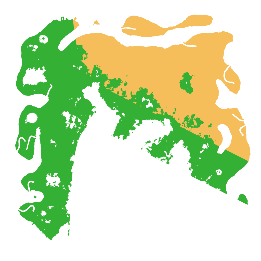 Biome Rust Map: Procedural Map, Size: 4500, Seed: 540845620