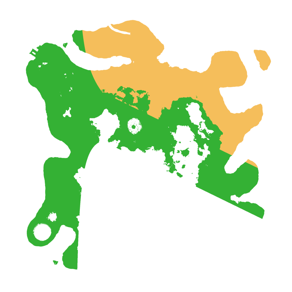 Biome Rust Map: Procedural Map, Size: 3000, Seed: 1896805348