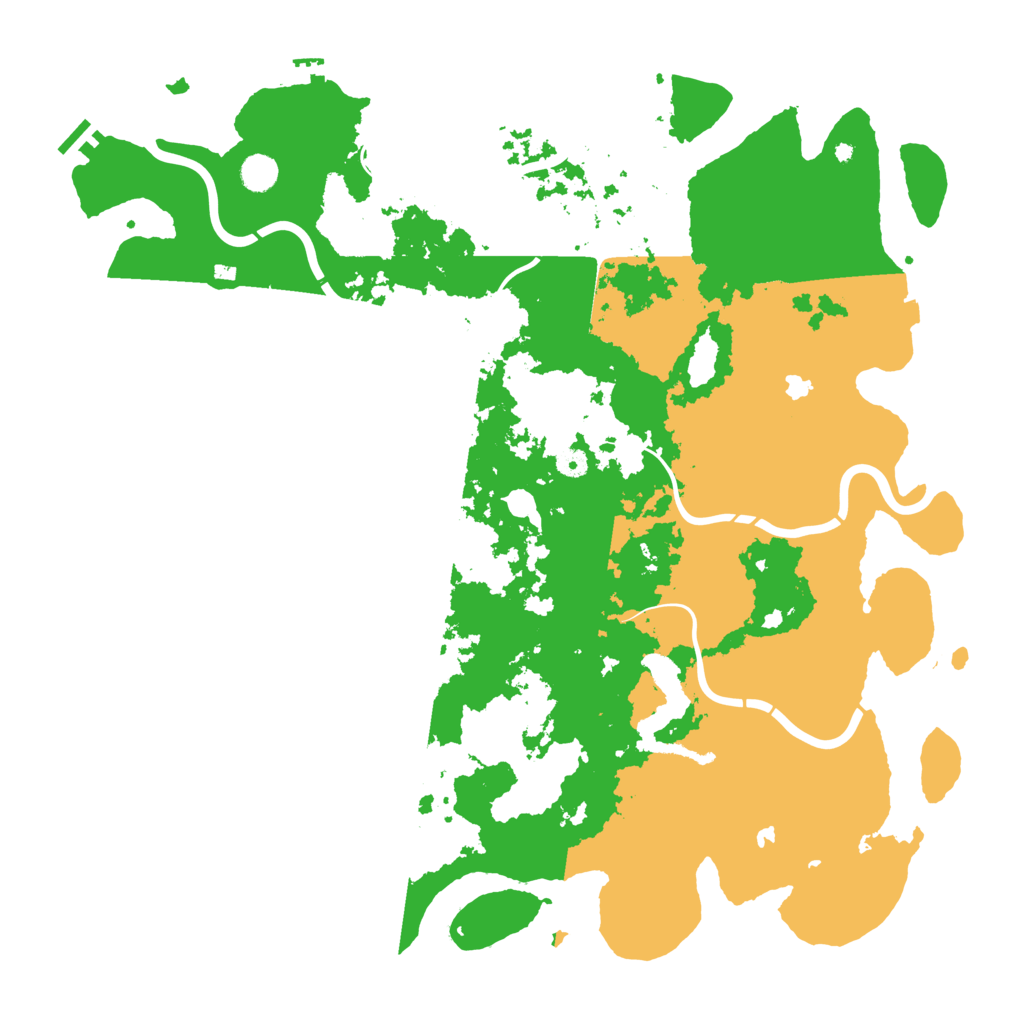 Biome Rust Map: Procedural Map, Size: 5000, Seed: 193923