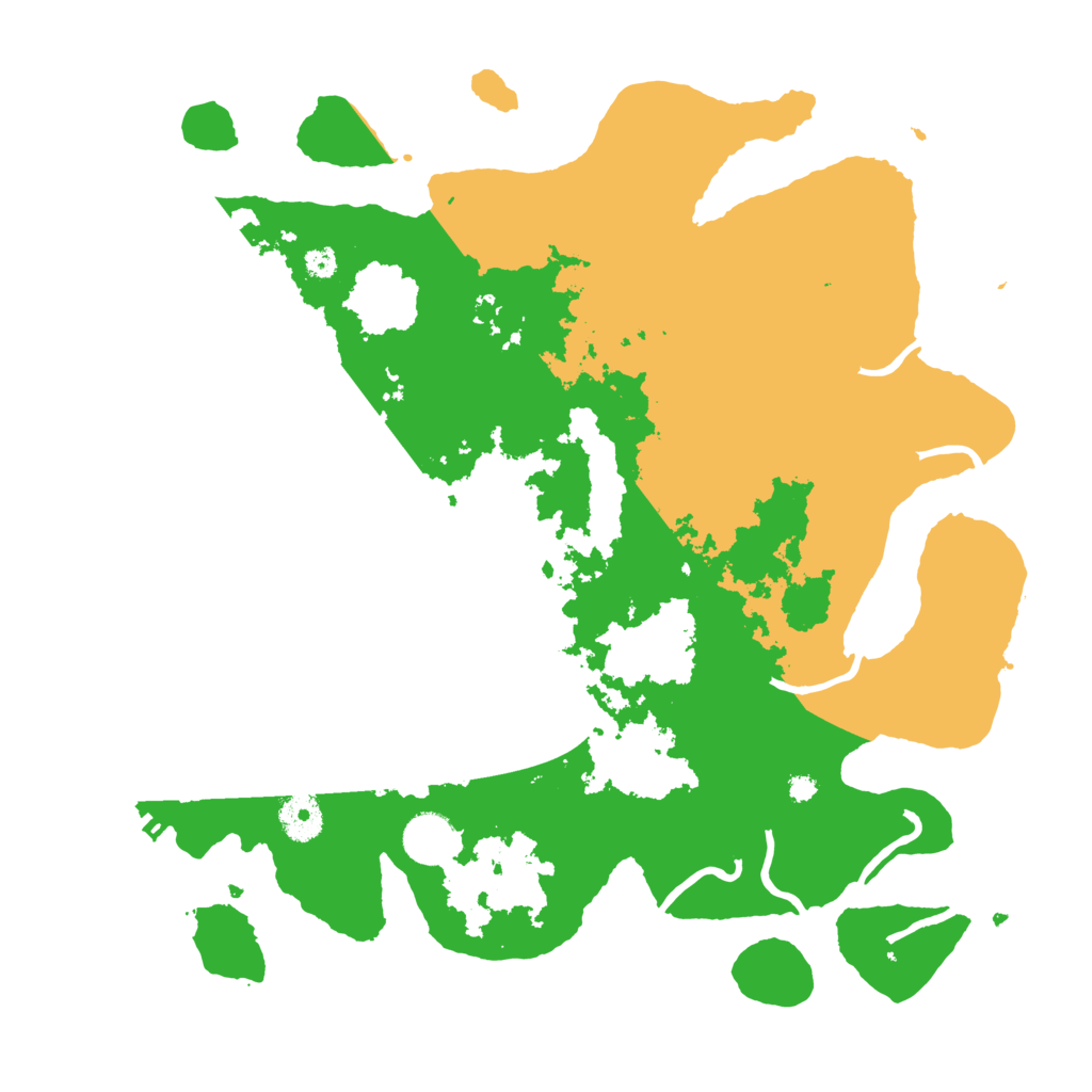 Biome Rust Map: Procedural Map, Size: 3700, Seed: 1823370488