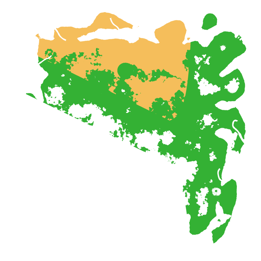 Biome Rust Map: Procedural Map, Size: 4500, Seed: 122567
