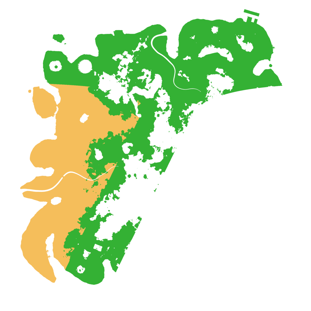 Biome Rust Map: Procedural Map, Size: 4000, Seed: 976953159