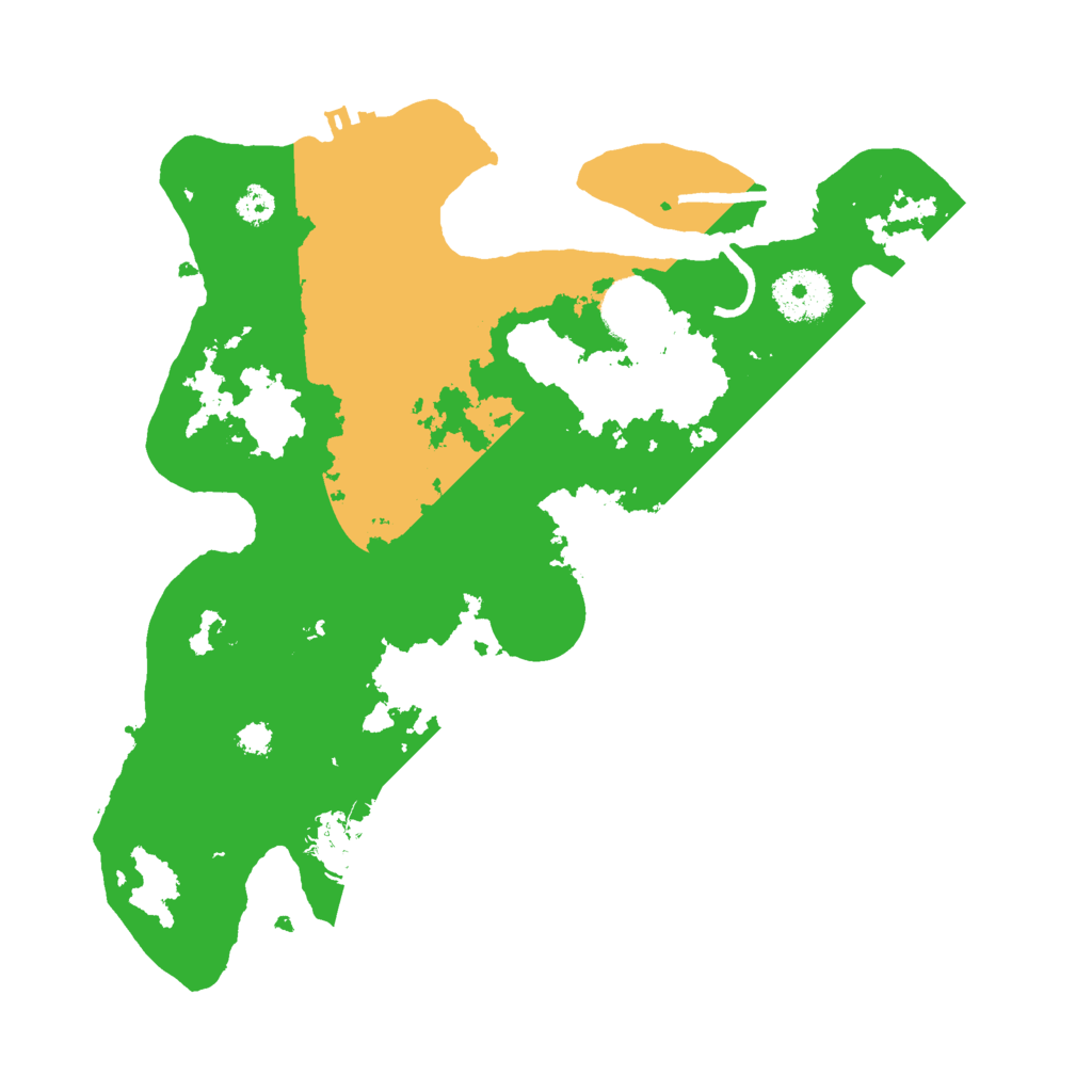 Biome Rust Map: Procedural Map, Size: 3000, Seed: 77046589