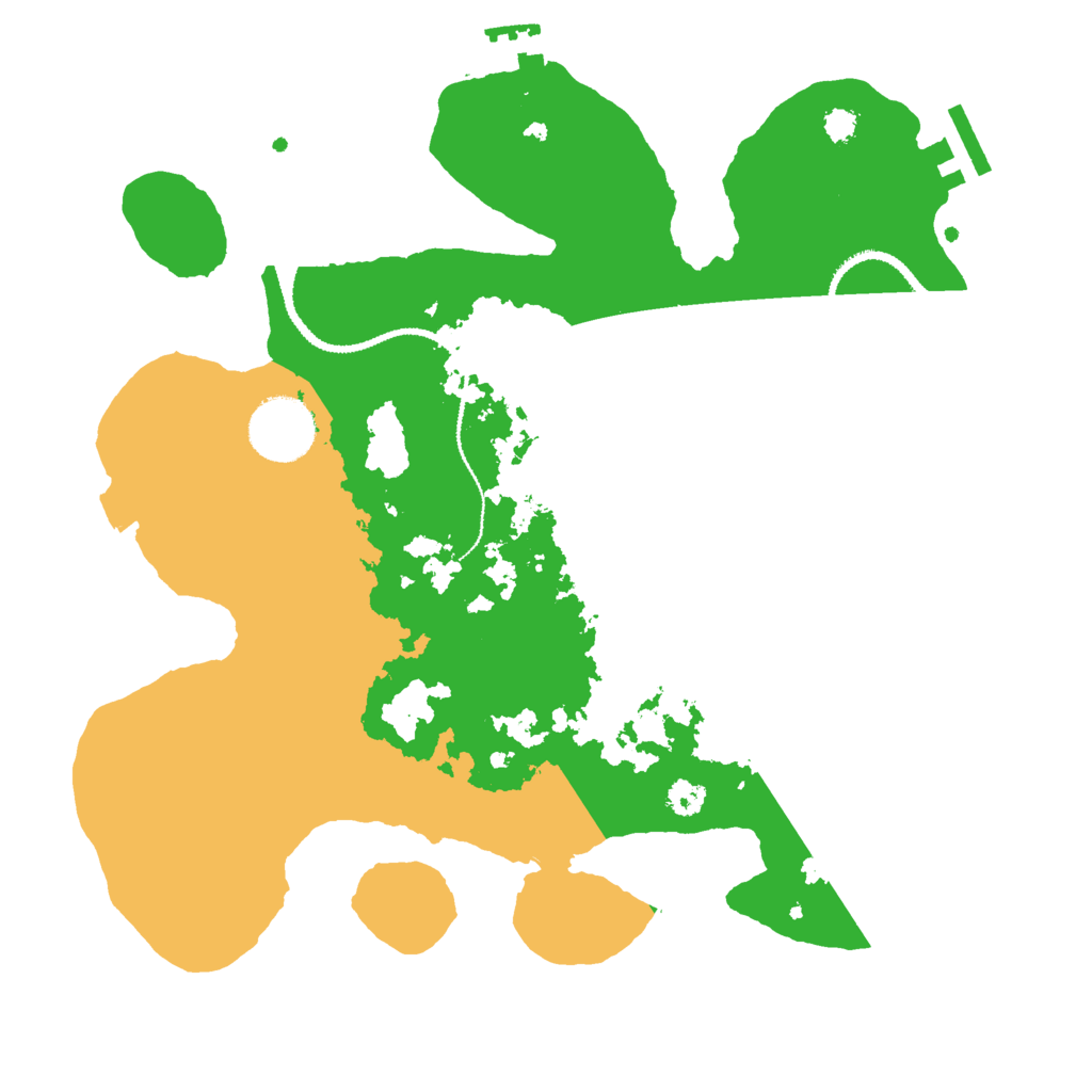 Biome Rust Map: Procedural Map, Size: 3000, Seed: 53