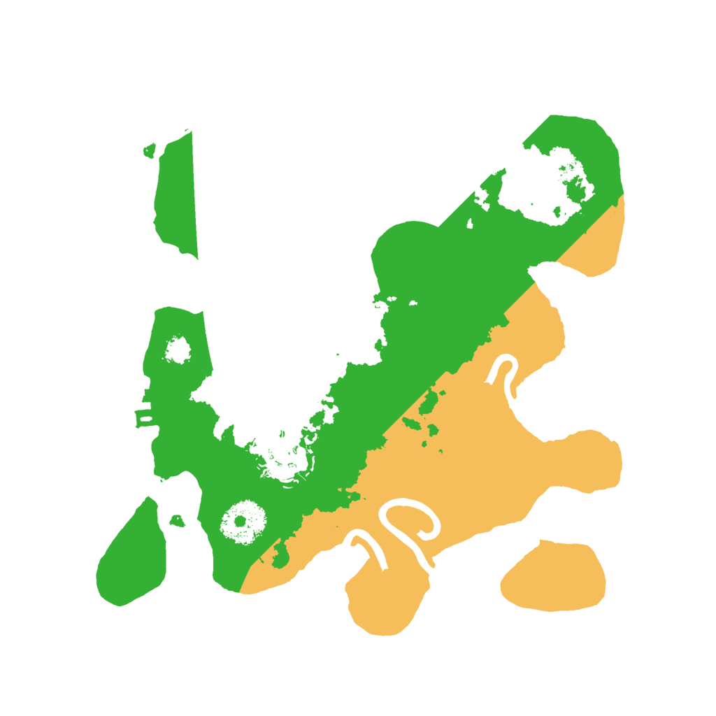 Biome Rust Map: Procedural Map, Size: 2500, Seed: 2030566538