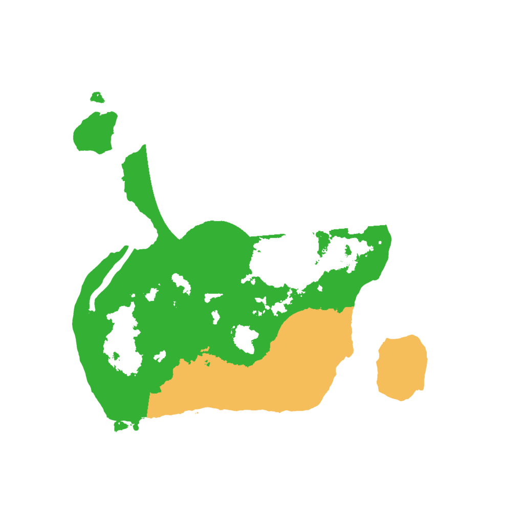 Biome Rust Map: Procedural Map, Size: 2000, Seed: 132555560