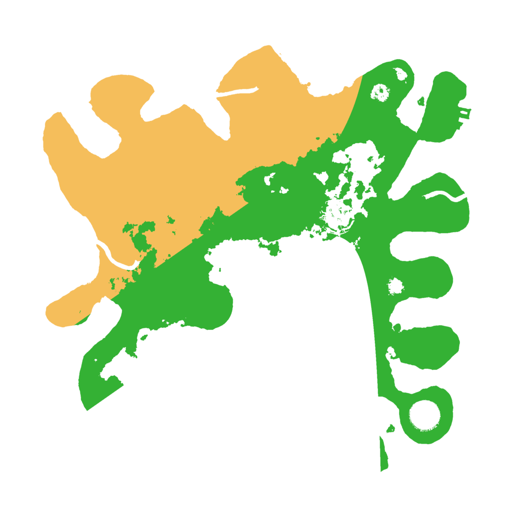 Biome Rust Map: Procedural Map, Size: 3000, Seed: 1328585822