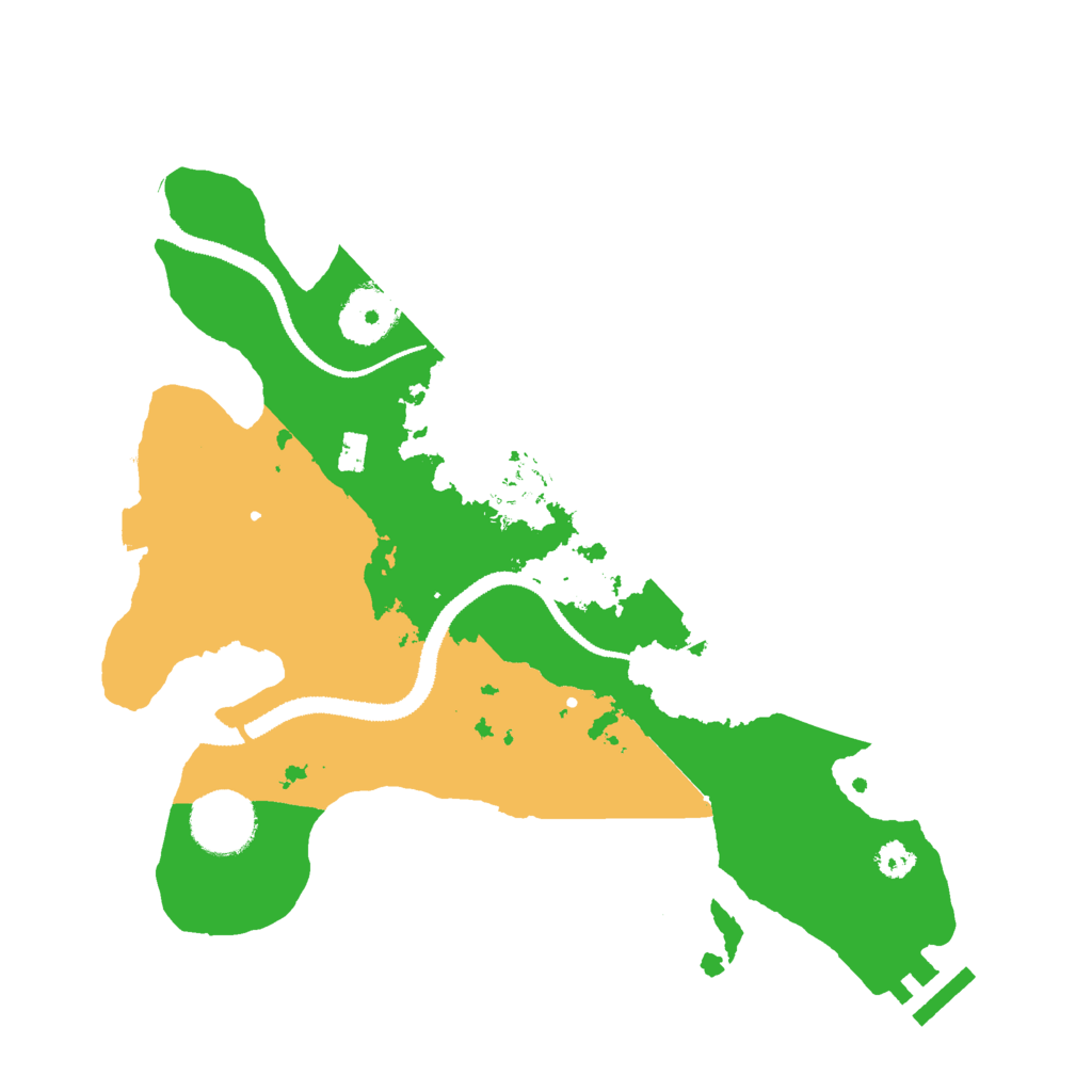 Biome Rust Map: Procedural Map, Size: 3000, Seed: 37158