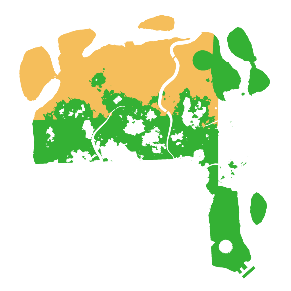 Biome Rust Map: Procedural Map, Size: 3800, Seed: 3456897