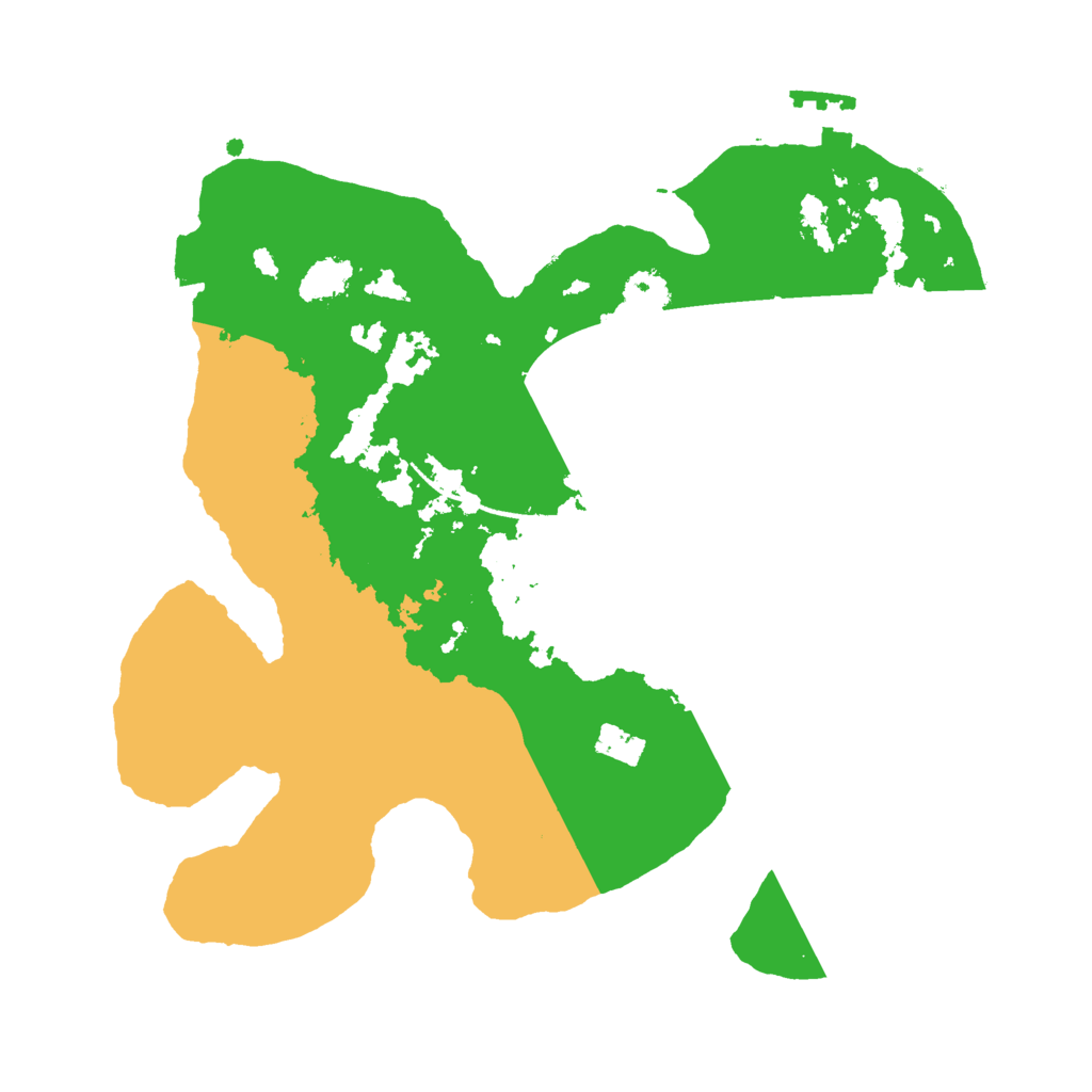 Biome Rust Map: Procedural Map, Size: 2500, Seed: 259372467