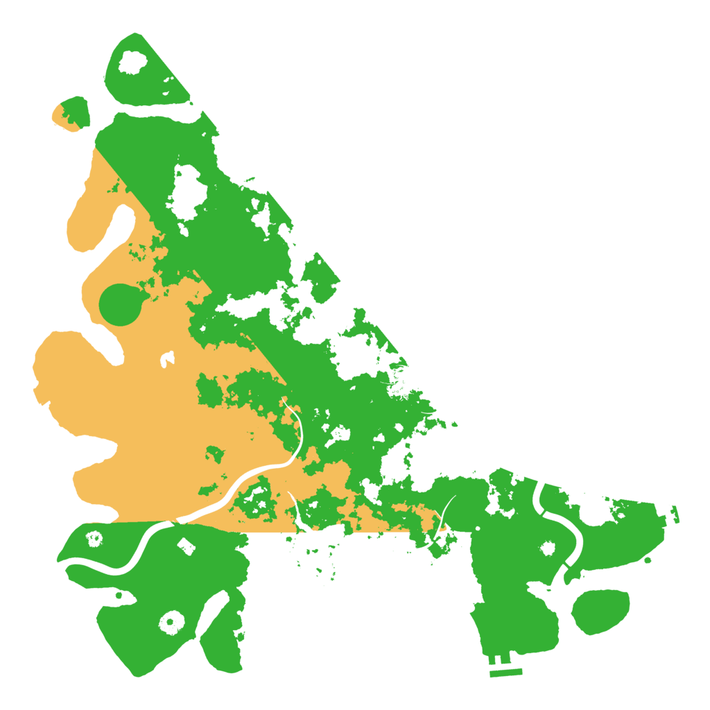 Biome Rust Map: Procedural Map, Size: 4400, Seed: 25931785