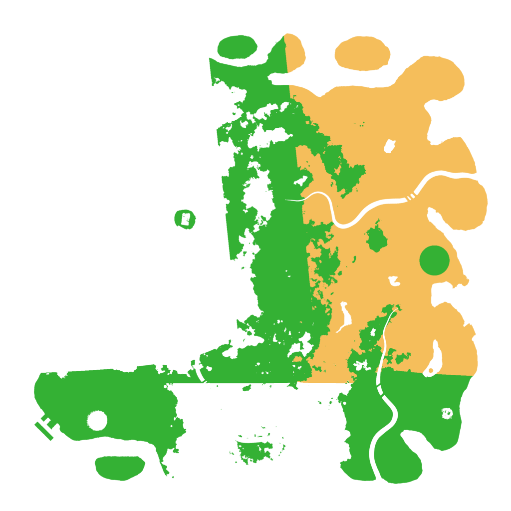Biome Rust Map: Procedural Map, Size: 4500, Seed: 234