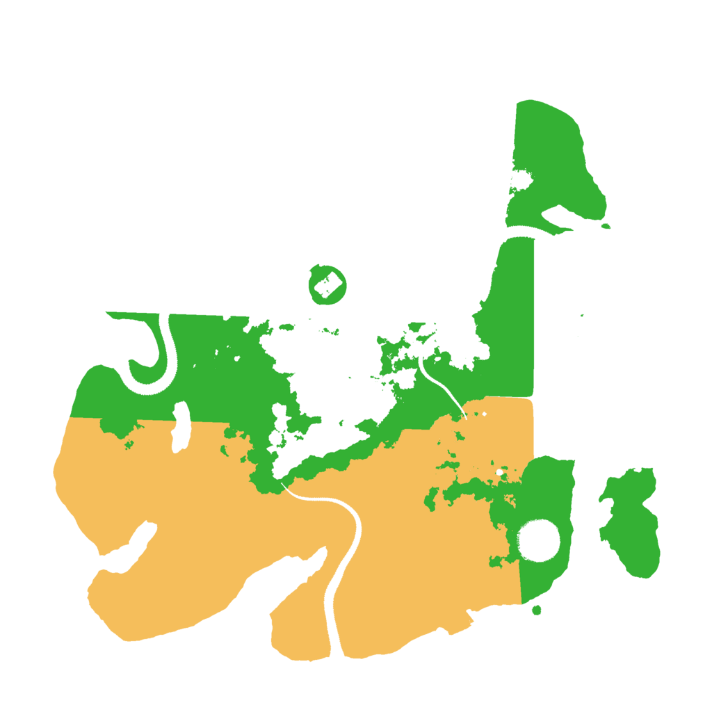 Biome Rust Map: Procedural Map, Size: 3000, Seed: 1685850825