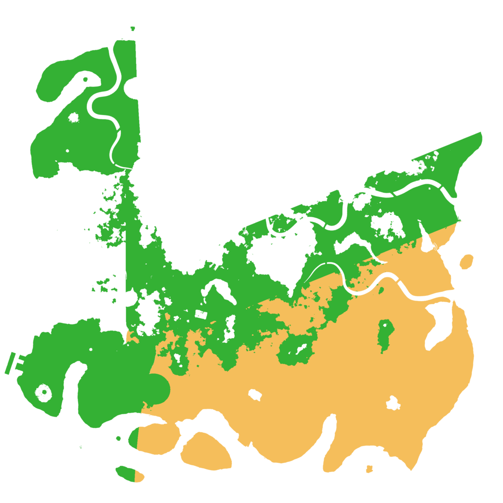 Biome Rust Map: Procedural Map, Size: 4500, Seed: 360351338