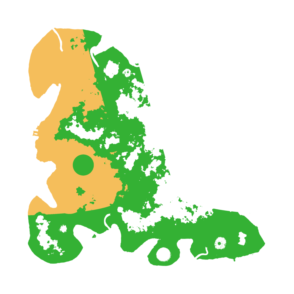 Biome Rust Map: Procedural Map, Size: 3700, Seed: 1576509722