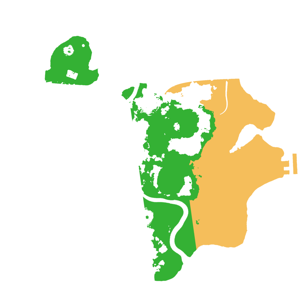 Biome Rust Map: Procedural Map, Size: 3000, Seed: 816942030