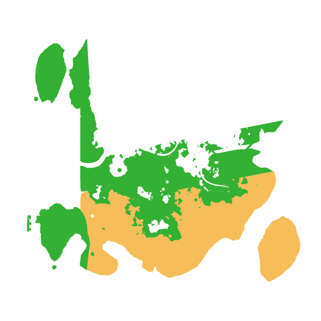 Biome Rust Map: Procedural Map, Size: 3000, Seed: 552525