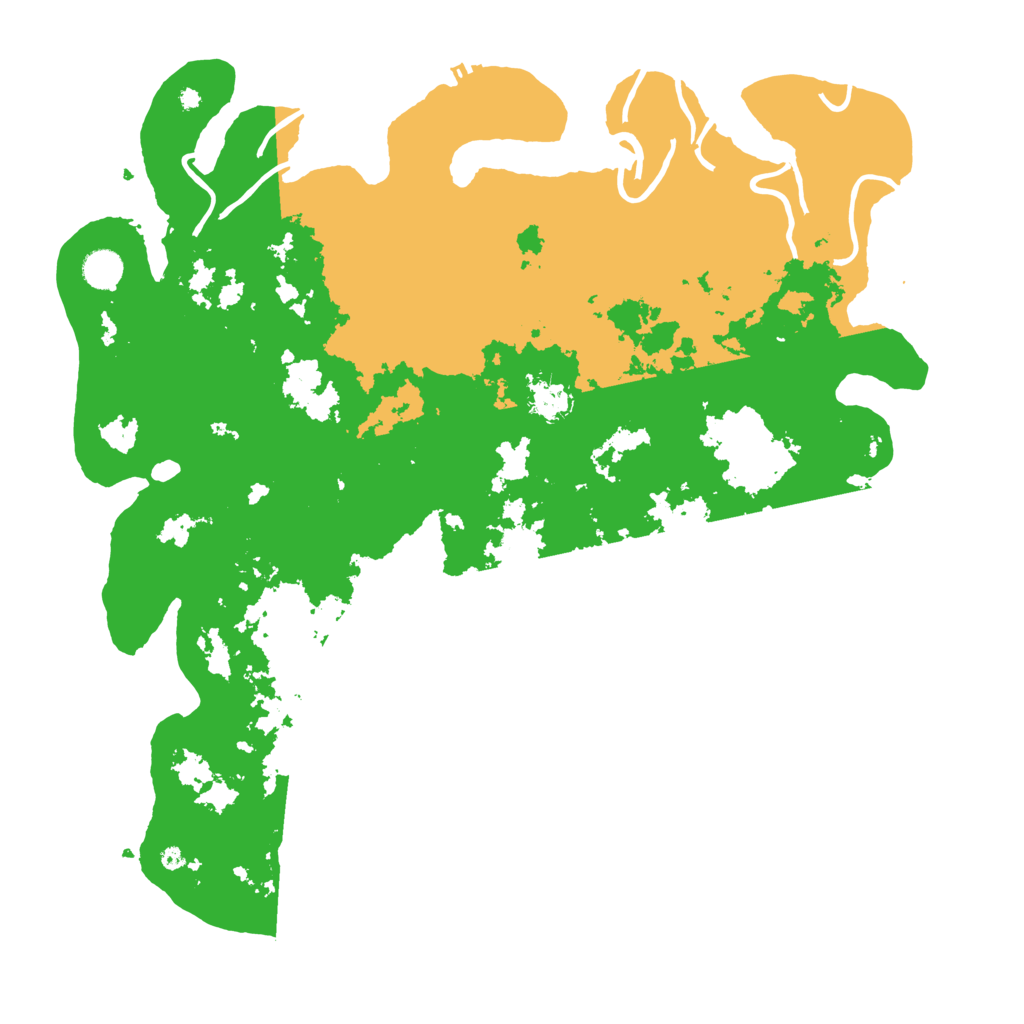 Biome Rust Map: Procedural Map, Size: 4500, Seed: 43323305