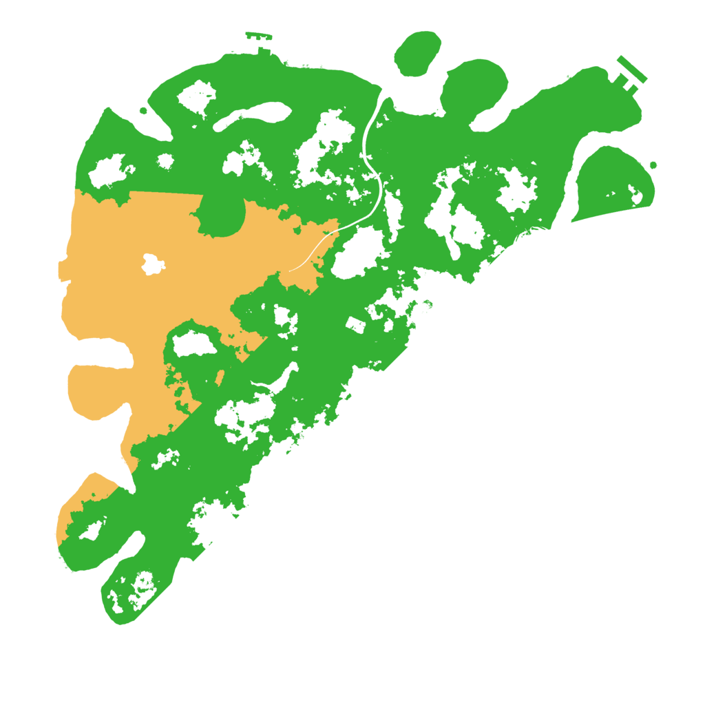 Biome Rust Map: Procedural Map, Size: 4000, Seed: 39387