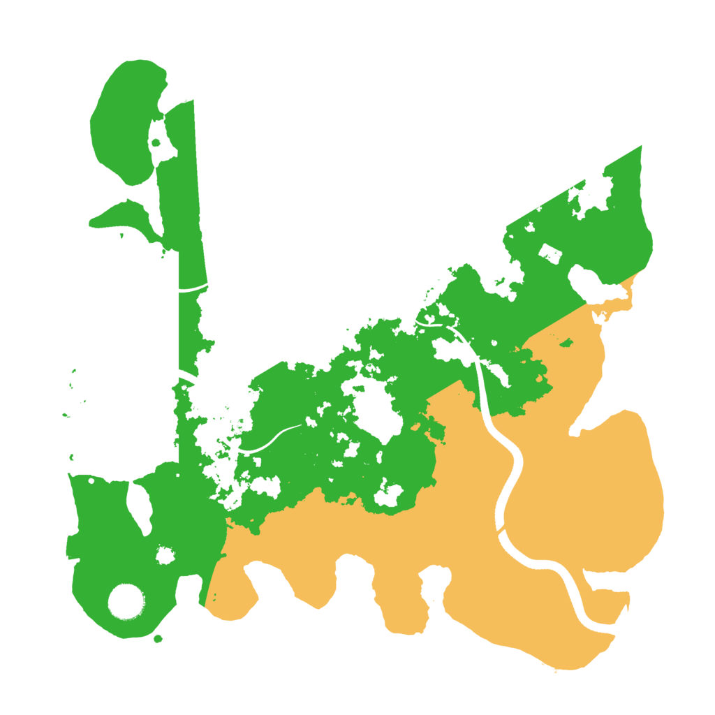 Biome Rust Map: Procedural Map, Size: 3500, Seed: 1585003789