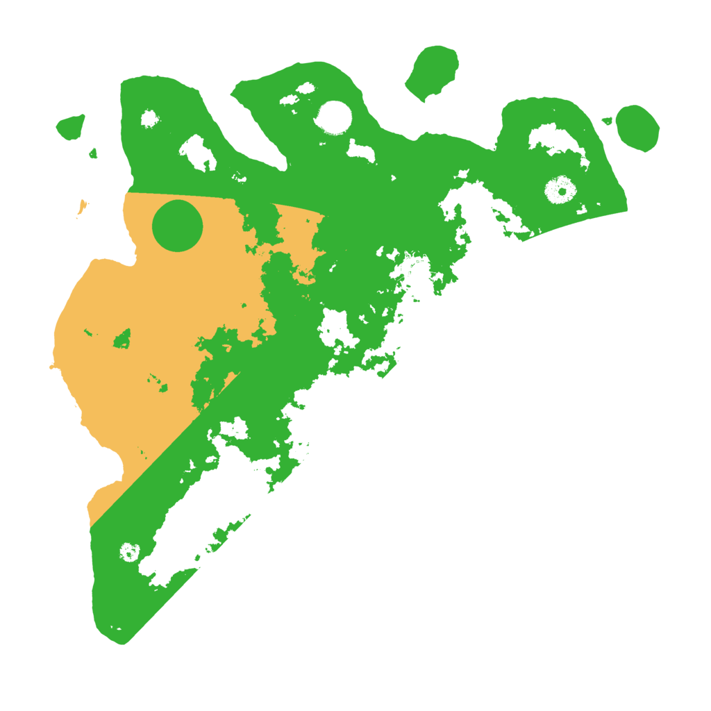 Biome Rust Map: Procedural Map, Size: 3700, Seed: 630208194