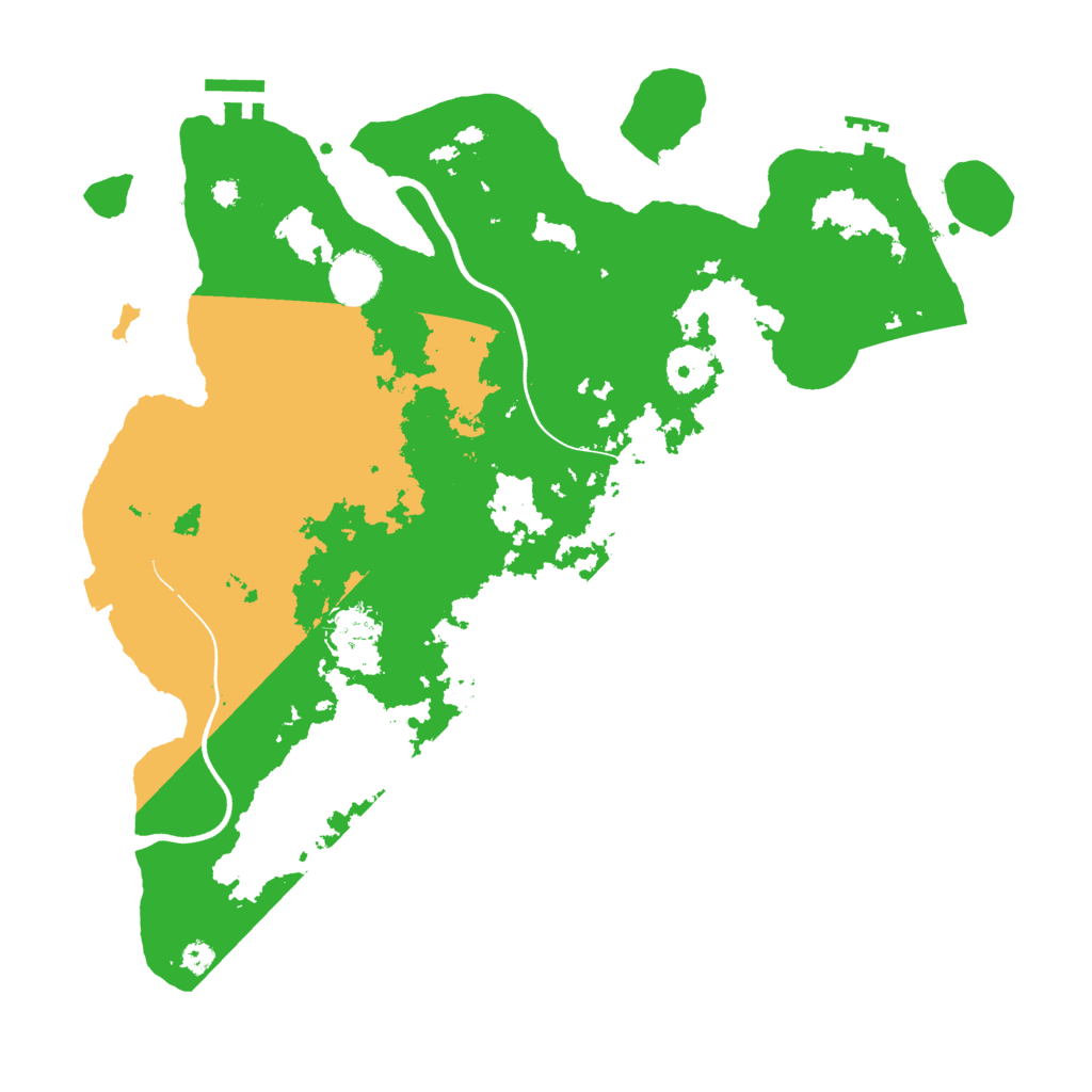 Biome Rust Map: Procedural Map, Size: 3700, Seed: 630208194