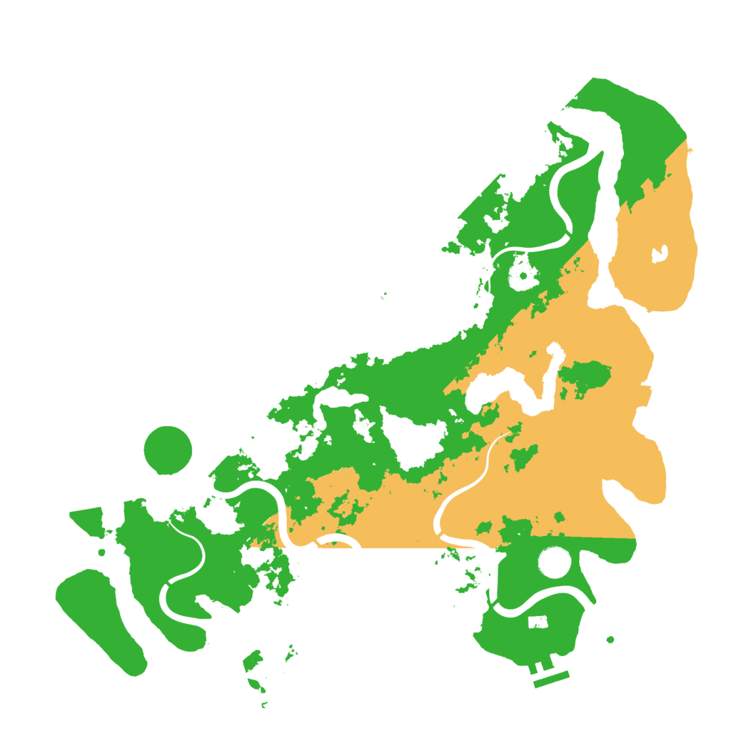 Biome Rust Map: Procedural Map, Size: 4050, Seed: 563426464