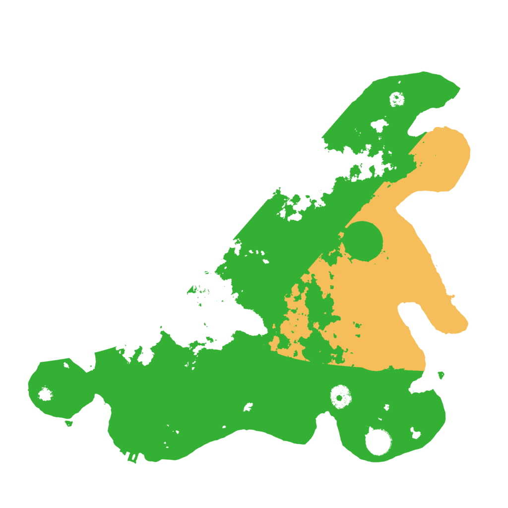 Biome Rust Map: Procedural Map, Size: 3500, Seed: 272811600