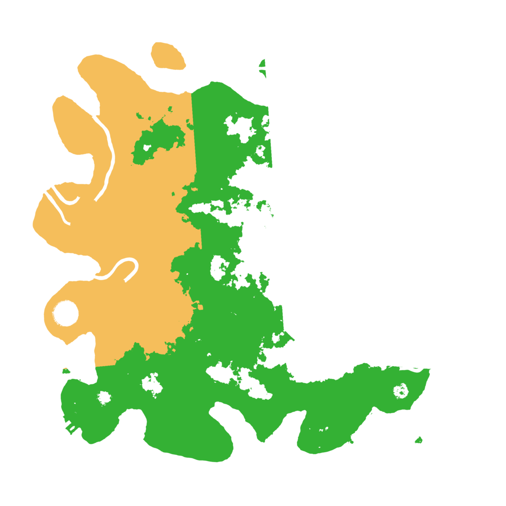 Biome Rust Map: Procedural Map, Size: 3500, Seed: 457567690