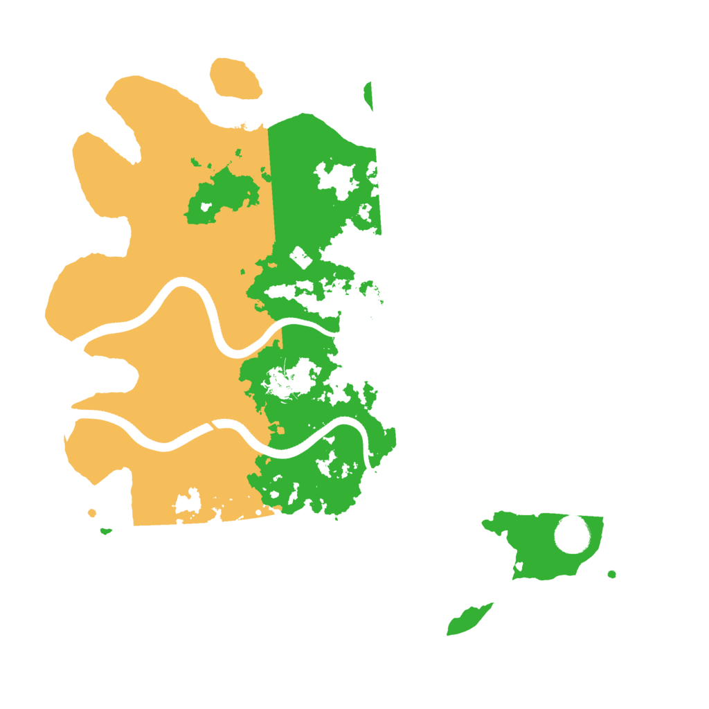 Biome Rust Map: Procedural Map, Size: 3500, Seed: 457567690